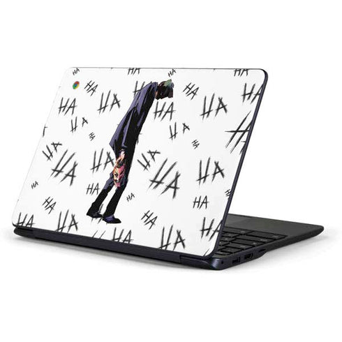 DC Comics The Joker HAHAHA Walking Samsung Chromebook Skin