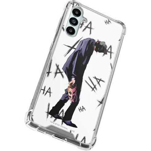 DC Comics The Joker HAHAHA Walking Galaxy A15 5G Clear Case