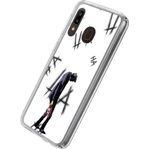 DC Comics The Joker HAHAHA Walking Galaxy A20 Clear Case