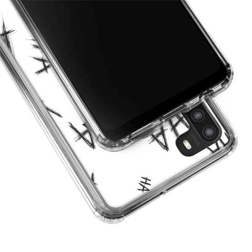 DC Comics The Joker HAHAHA Walking Galaxy A21 Clear Case