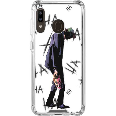 DC Comics The Joker HAHAHA Walking Galaxy A30 Clear Case