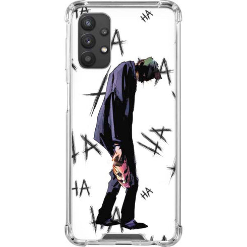 DC Comics The Joker HAHAHA Walking Galaxy A32 5G Clear Case