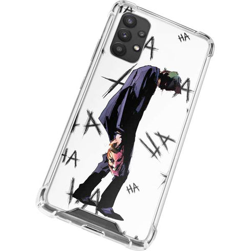 DC Comics The Joker HAHAHA Walking Galaxy A32 5G Clear Case