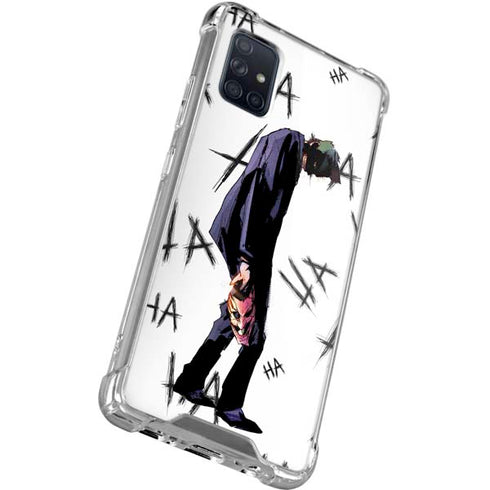 DC Comics The Joker HAHAHA Walking Galaxy A51 5G Clear Case