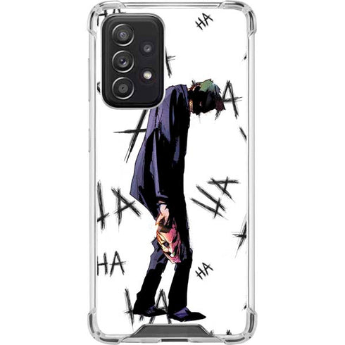 DC Comics The Joker HAHAHA Walking Galaxy A52 5G Clear Case