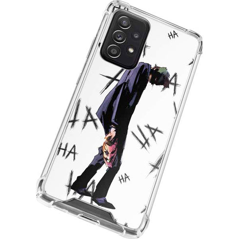 DC Comics The Joker HAHAHA Walking Galaxy A52 5G Clear Case