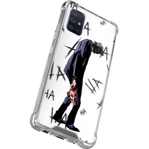 DC Comics The Joker HAHAHA Walking Galaxy A71 5G Clear Case