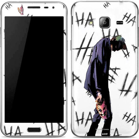 DC Comics The Joker HAHAHA Walking Galaxy J3 Skin
