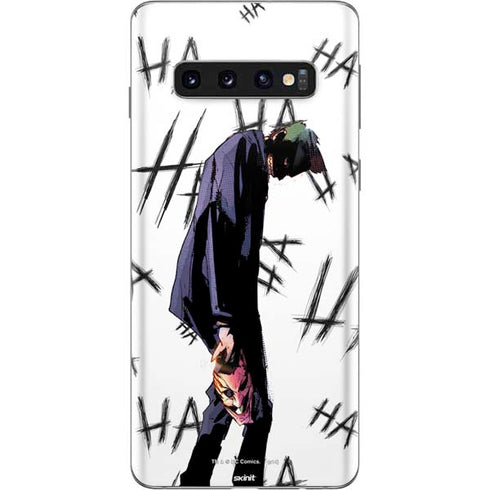 DC Comics The Joker HAHAHA Walking Galaxy S10 Skin