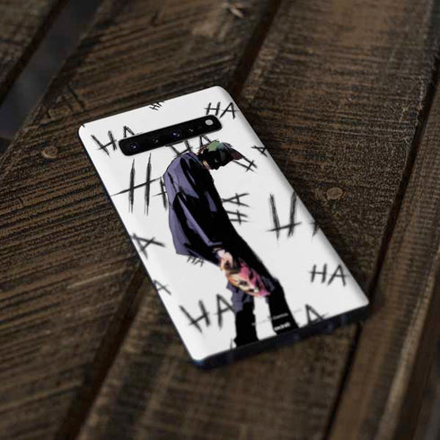 DC Comics The Joker HAHAHA Walking Galaxy S10 Skin