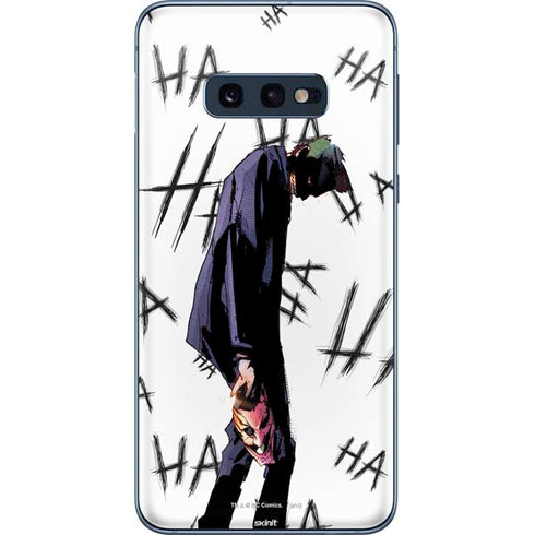 DC Comics The Joker HAHAHA Walking Galaxy S10e Skin