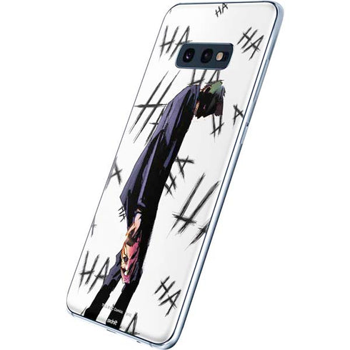 DC Comics The Joker HAHAHA Walking Galaxy S10e Skin