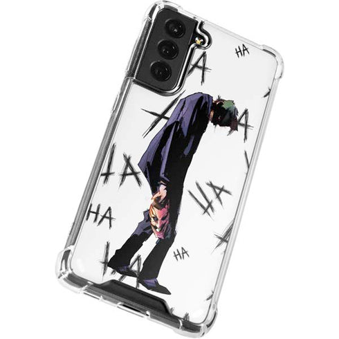 DC Comics The Joker HAHAHA Walking Galaxy S22 Plus Clear Case