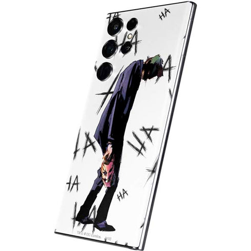 DC Comics The Joker HAHAHA Walking Galaxy S22 Ultra Skin