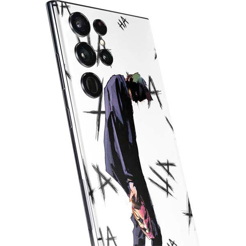 DC Comics The Joker HAHAHA Walking Galaxy S22 Ultra Skin