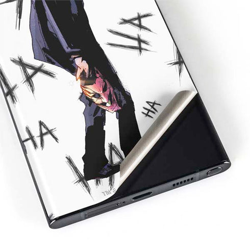 DC Comics The Joker HAHAHA Walking Galaxy S22 Ultra Skin