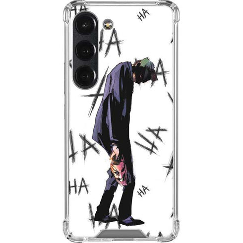 DC Comics The Joker HAHAHA Walking Galaxy S23 Clear Case