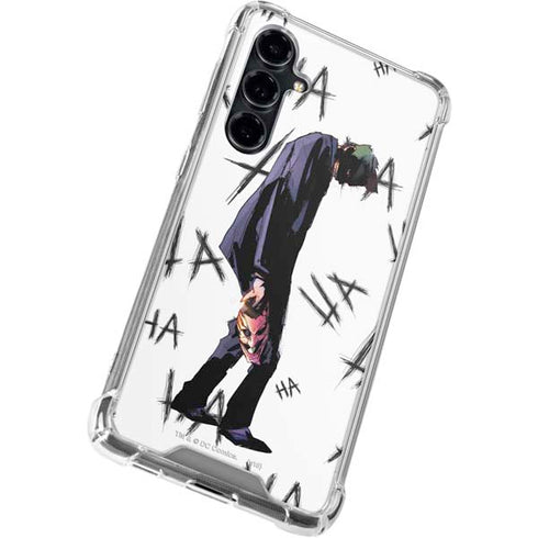 DC Comics The Joker HAHAHA Walking Galaxy S23 FE Clear Case