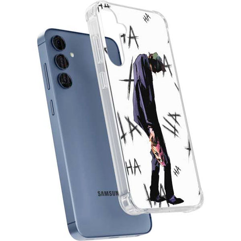 DC Comics The Joker HAHAHA Walking Galaxy S24 Clear Case