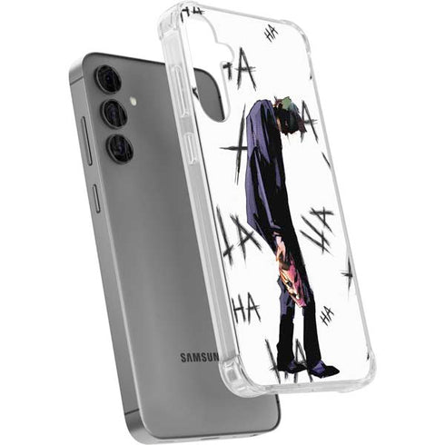 DC Comics The Joker HAHAHA Walking Galaxy S24 Plus Clear Case