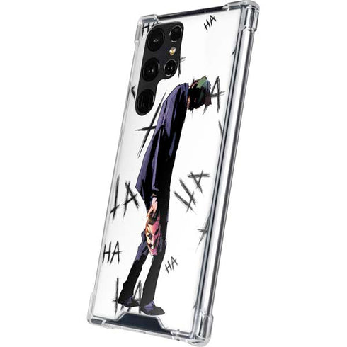 DC Comics The Joker HAHAHA Walking Galaxy S24 Ultra Clear Case