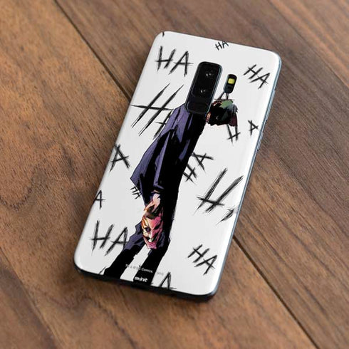 DC Comics The Joker HAHAHA Walking Galaxy S9 Plus Skin