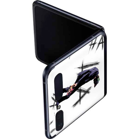 DC Comics The Joker HAHAHA Walking Galaxy Z Flip Skin