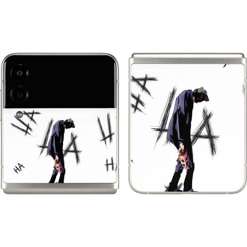 DC Comics The Joker HAHAHA Walking Galaxy Z Flip3 5G Skin