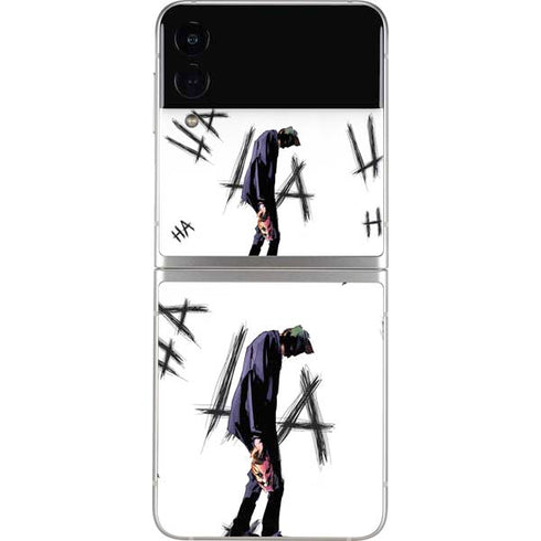 DC Comics The Joker HAHAHA Walking Galaxy Z Flip3 5G Skin