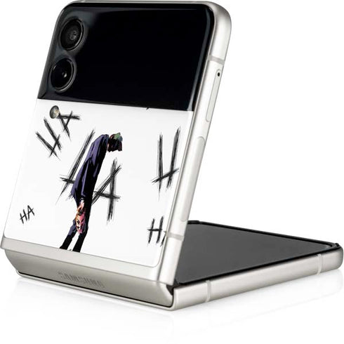 DC Comics The Joker HAHAHA Walking Galaxy Z Flip3 5G Skin