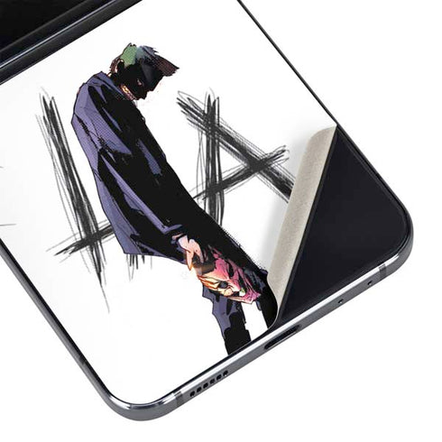 DC Comics The Joker HAHAHA Walking Galaxy Z Flip5 5G Skin