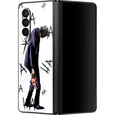 DC Comics The Joker HAHAHA Walking Galaxy Z Fold3 5G Skin