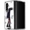 DC Comics The Joker HAHAHA Walking Galaxy Z Fold4 5G Clear Case