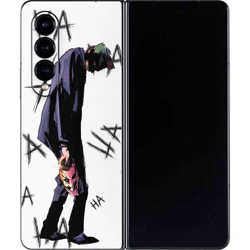 DC Comics The Joker HAHAHA Walking Galaxy Z Fold4 5G Skin