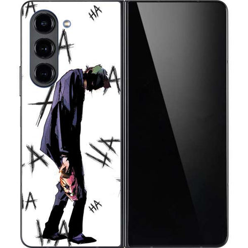 DC Comics The Joker HAHAHA Walking Galaxy Z Fold5 5G Skin
