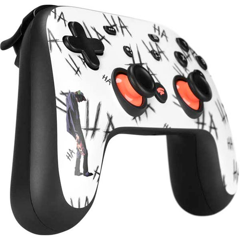 DC Comics The Joker HAHAHA Walking Google Stadia Controller Skin