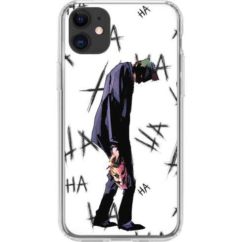 DC Comics The Joker HAHAHA Walking iPhone 11 Clear Case