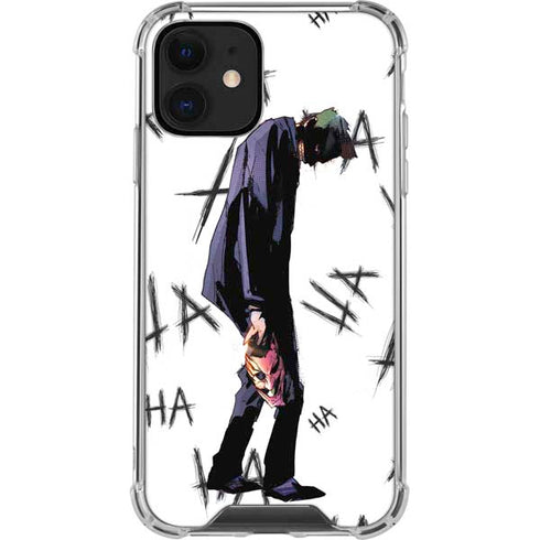 DC Comics The Joker HAHAHA Walking iPhone 12 Clear Case