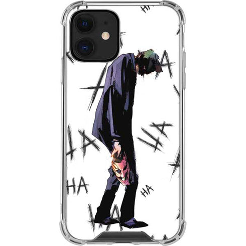 DC Comics The Joker HAHAHA Walking iPhone 12 Mini Clear Case