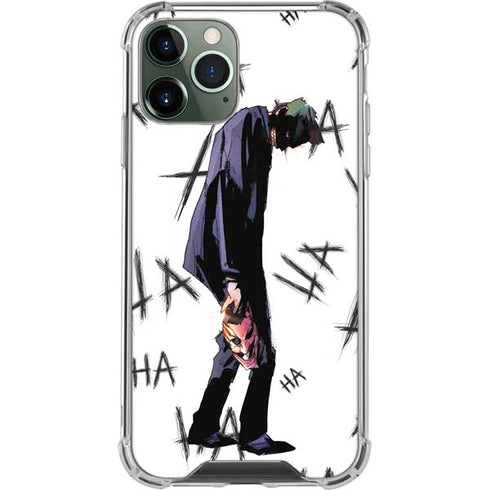 DC Comics The Joker HAHAHA Walking iPhone 12 Pro Max Clear Case