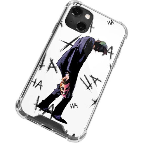 DC Comics The Joker HAHAHA Walking iPhone 13 Mini Clear Case