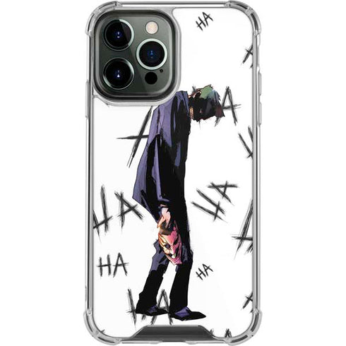 DC Comics The Joker HAHAHA Walking iPhone 14 Pro Max Clear Case