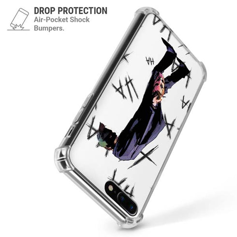 DC Comics The Joker HAHAHA Walking iPhone 7/8 Plus Clear Case