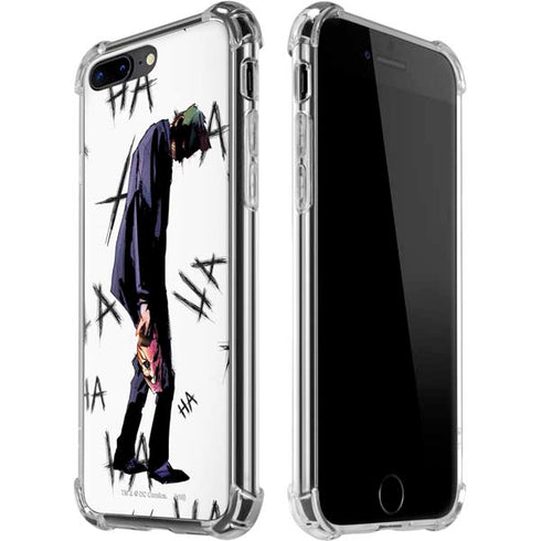 DC Comics The Joker HAHAHA Walking iPhone 7/8 Plus Clear Case