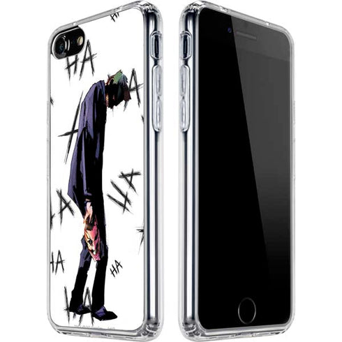 DC Comics The Joker HAHAHA Walking iPhone SE (2nd & 3rd Gen) Clear Case