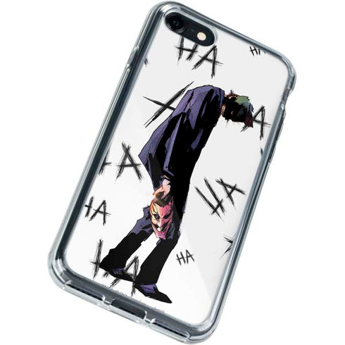 DC Comics The Joker HAHAHA Walking iPhone SE (2nd & 3rd Gen) Clear Case