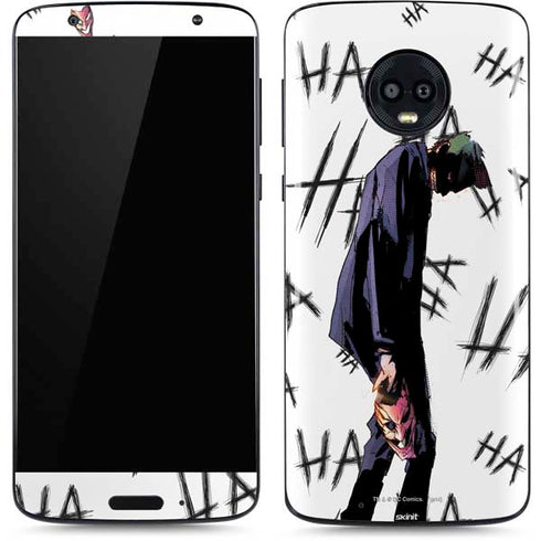 DC Comics The Joker HAHAHA Walking Moto G6 Skin