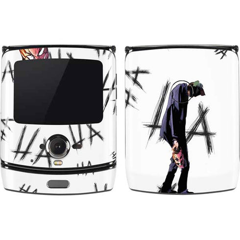 DC Comics The Joker HAHAHA Walking Motorola RAZR Skin