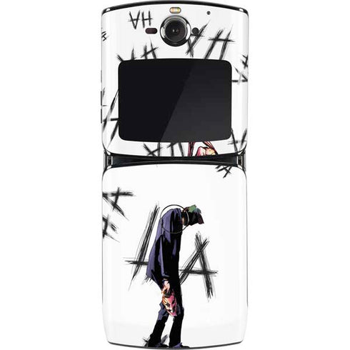 DC Comics The Joker HAHAHA Walking Motorola RAZR Skin