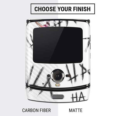 DC Comics The Joker HAHAHA Walking Motorola RAZR Skin